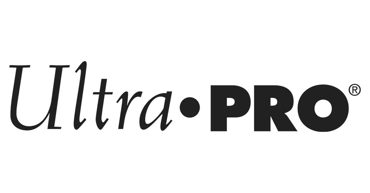 UltraPro's iconic logo, representing reliable gaming and collectible supplies, available at Generation Strange.