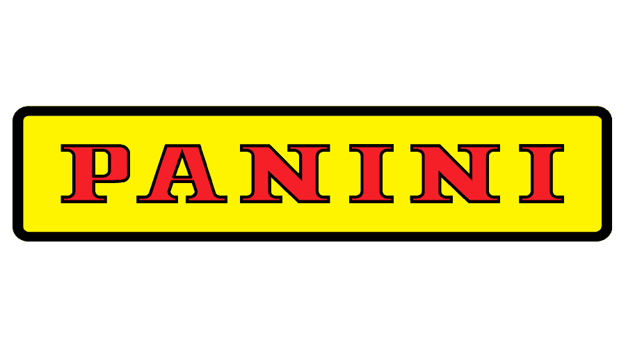 Panini's iconic logo, representing the thrill of collecting and high-quality sports trading cards, available at Generation Strange.
