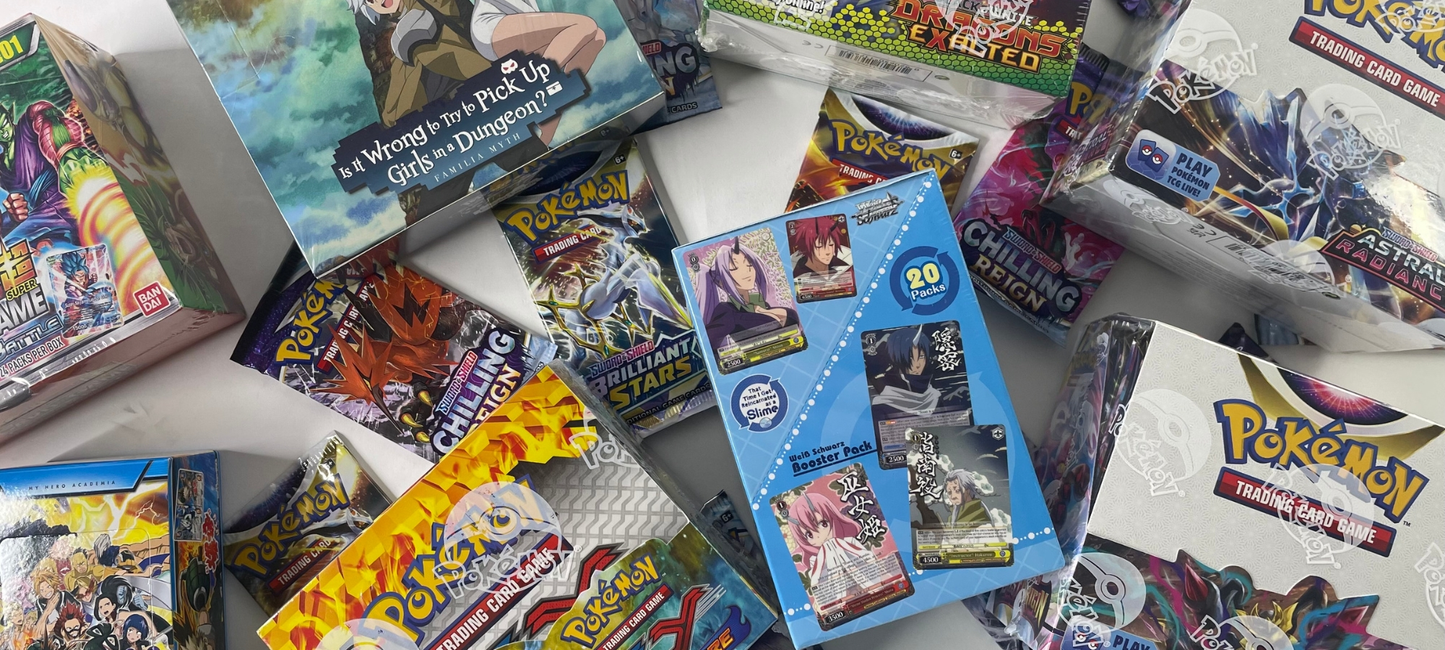 Sealed Trading Card Games - Explore Popular TCG Logos