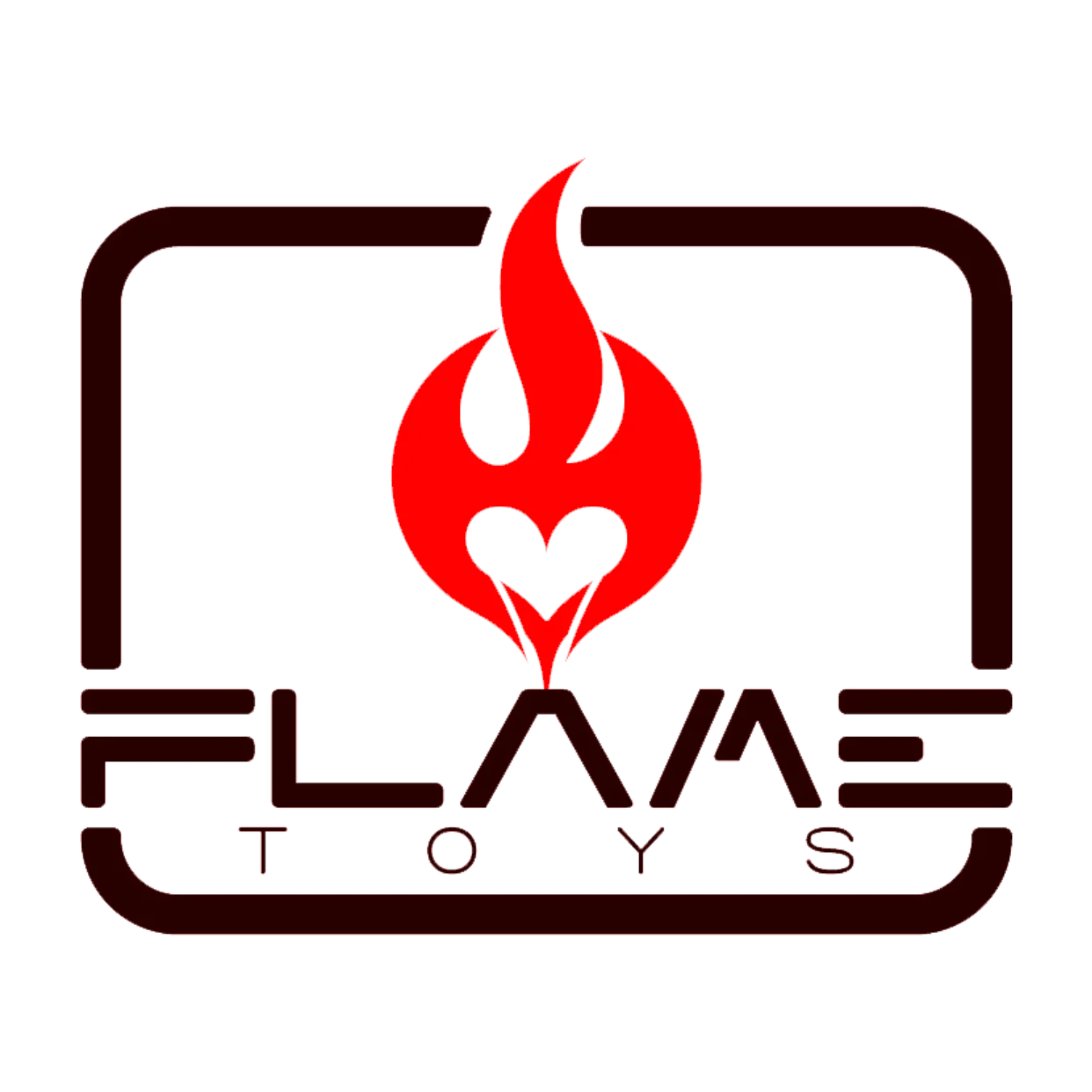 Logo of Flame Toys, showcasing a fiery emblem representative of the company's innovative approach to creating high-quality collectible figures and model kits, underlining their commitment to exceptional detail and craftsmanship.