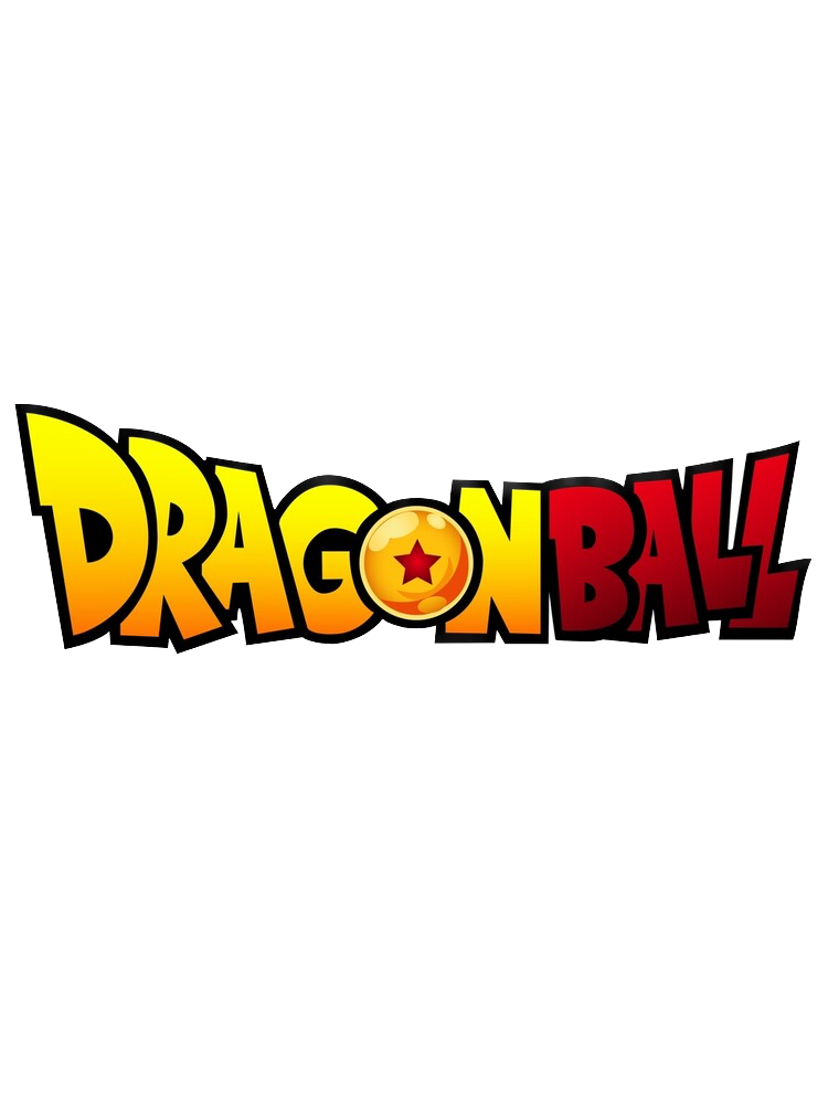 Dragon Ball's iconic logo, symbolizing the thrilling world of Goku and his friends, available at Generation Strange.