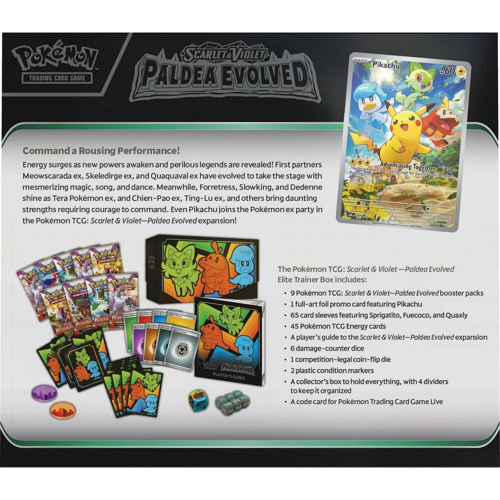 
                  
                    Pokemon Scarlet & Violet-Paldea Evolved Elite Trainer Box
                  
                