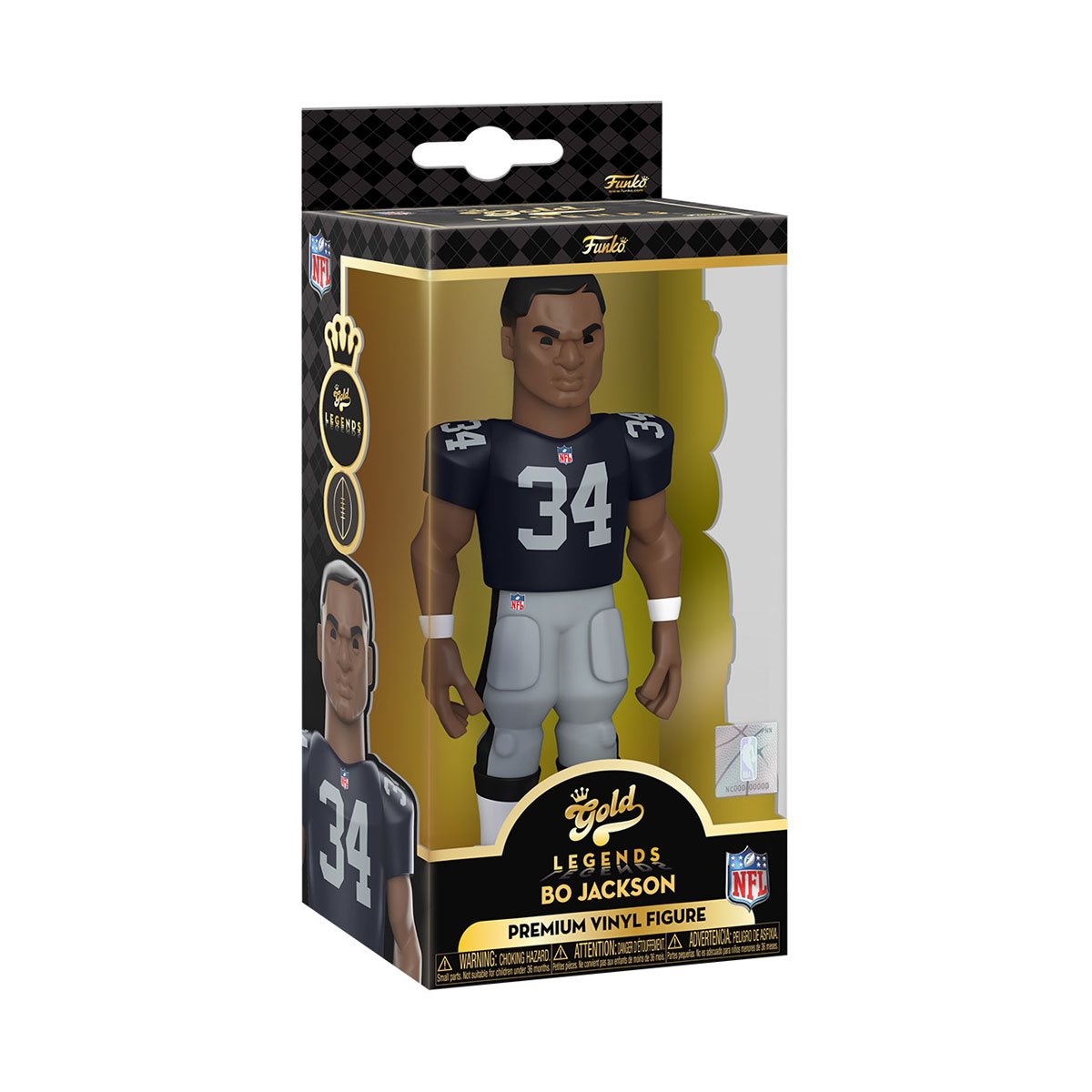 
                  
                    Funko NFL: Oakland Raiders Gold Legends Bo Jackson 5-Inch Premium Vinyl Figure
                  
                