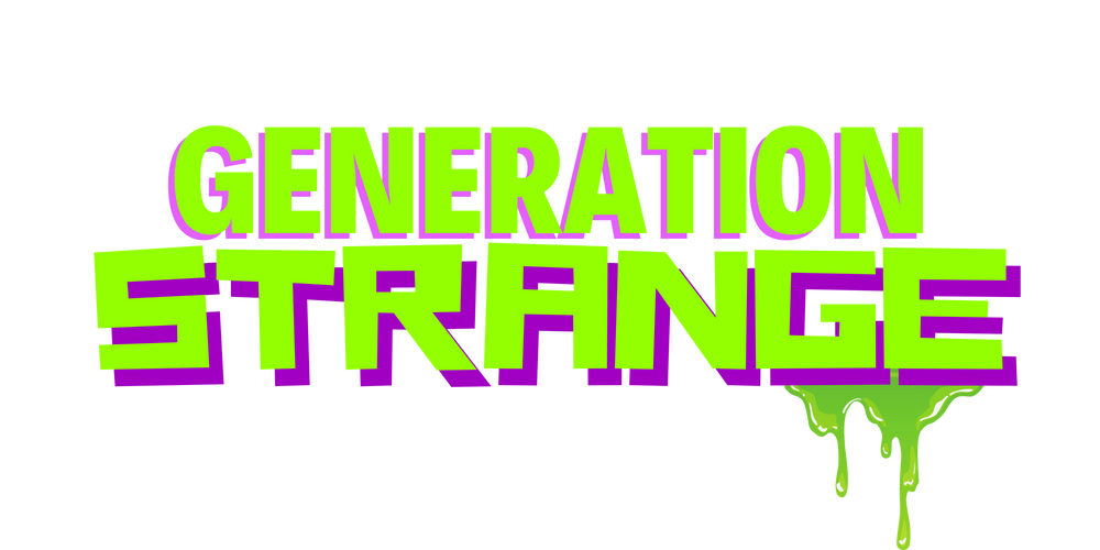 Generation Strange Logo in Green and Purple