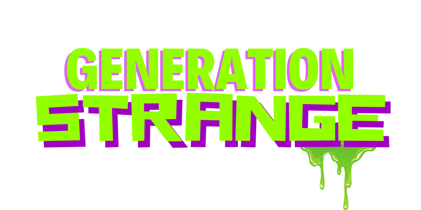 Generation Strange Logo in Green and Purple