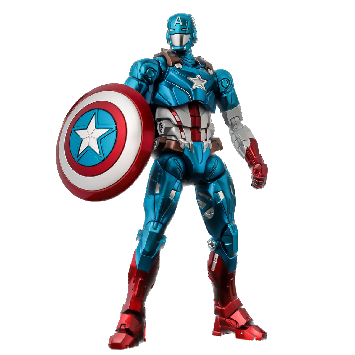 Sentinel Marvel Fighting Armor Captain America Figure