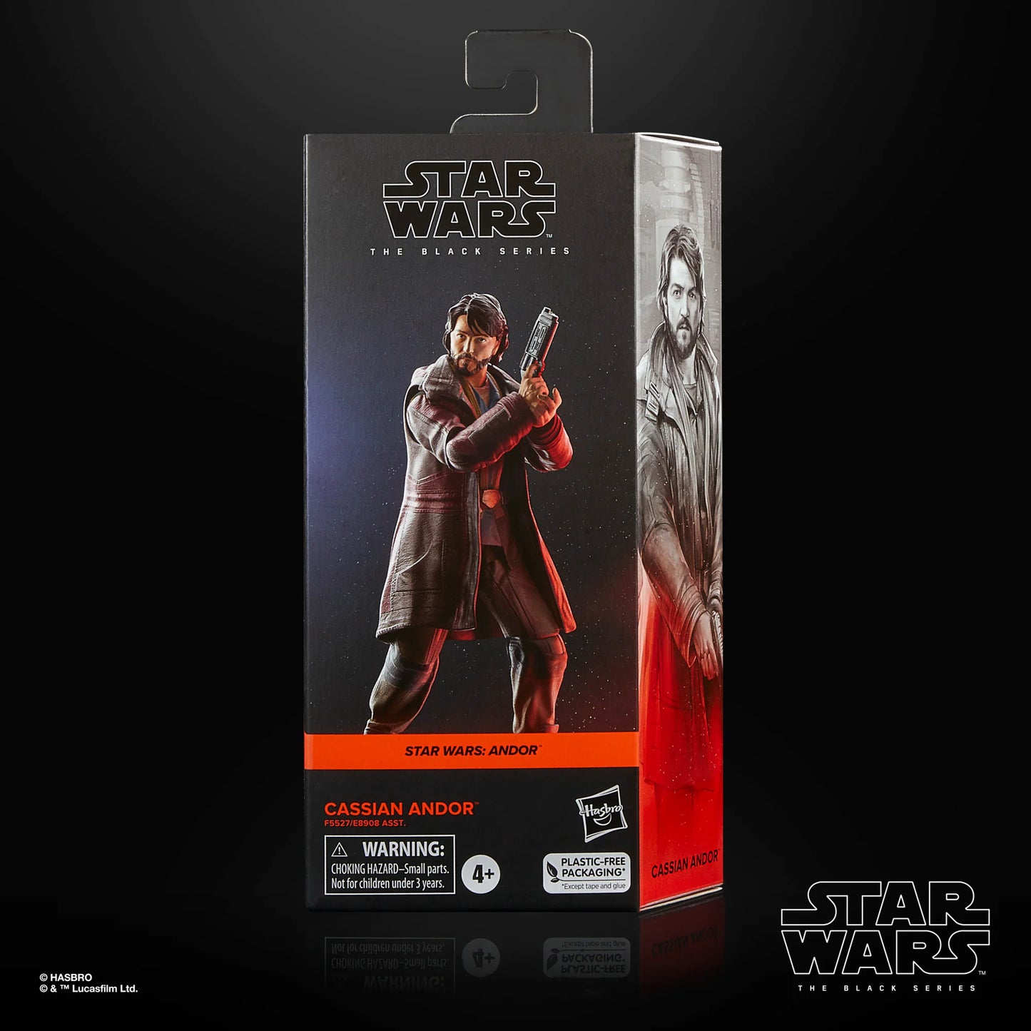 
                  
                    A Star Wars The Black Series Cassian Andor action figure, detailed to look like the character from Star Wars: Andor, complete with a character-inspired accessory and multiple points of articulation for dynamic posing.
                  
                