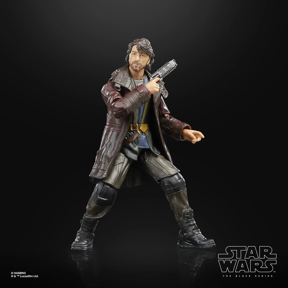 
                  
                    A Star Wars The Black Series Cassian Andor action figure, detailed to look like the character from Star Wars: Andor, complete with a character-inspired accessory and multiple points of articulation for dynamic posing.
                  
                