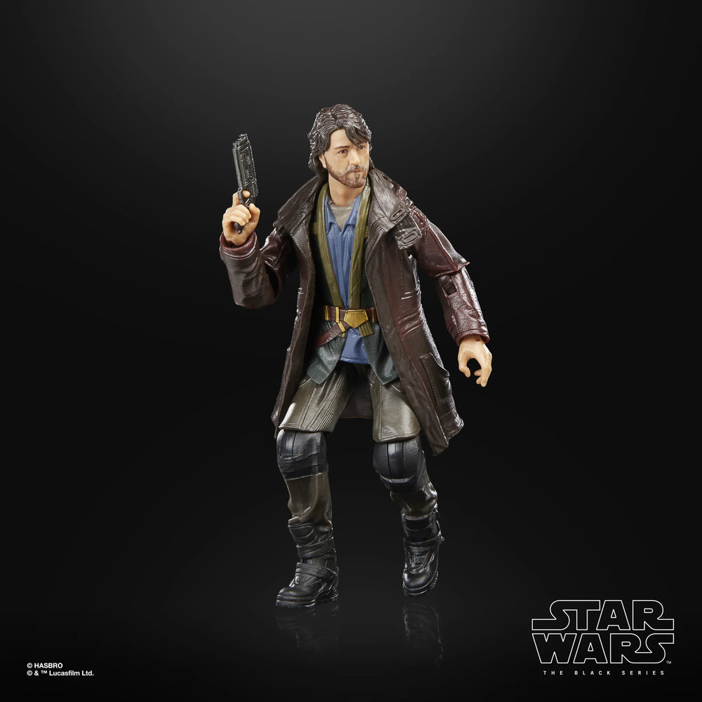 
                  
                    A Star Wars The Black Series Cassian Andor action figure, detailed to look like the character from Star Wars: Andor, complete with a character-inspired accessory and multiple points of articulation for dynamic posing.
                  
                