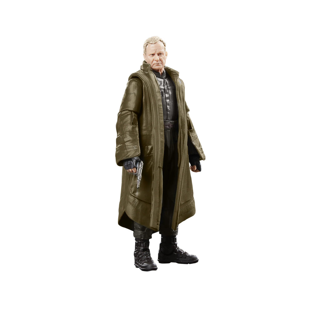 
                  
                    A 6-inch scale Luthen Rael action figure from Star Wars The Black Series, reflecting detailed craftsmanship, and multiple points of articulation, designed to replicate the character from Star Wars: Andor.
                  
                