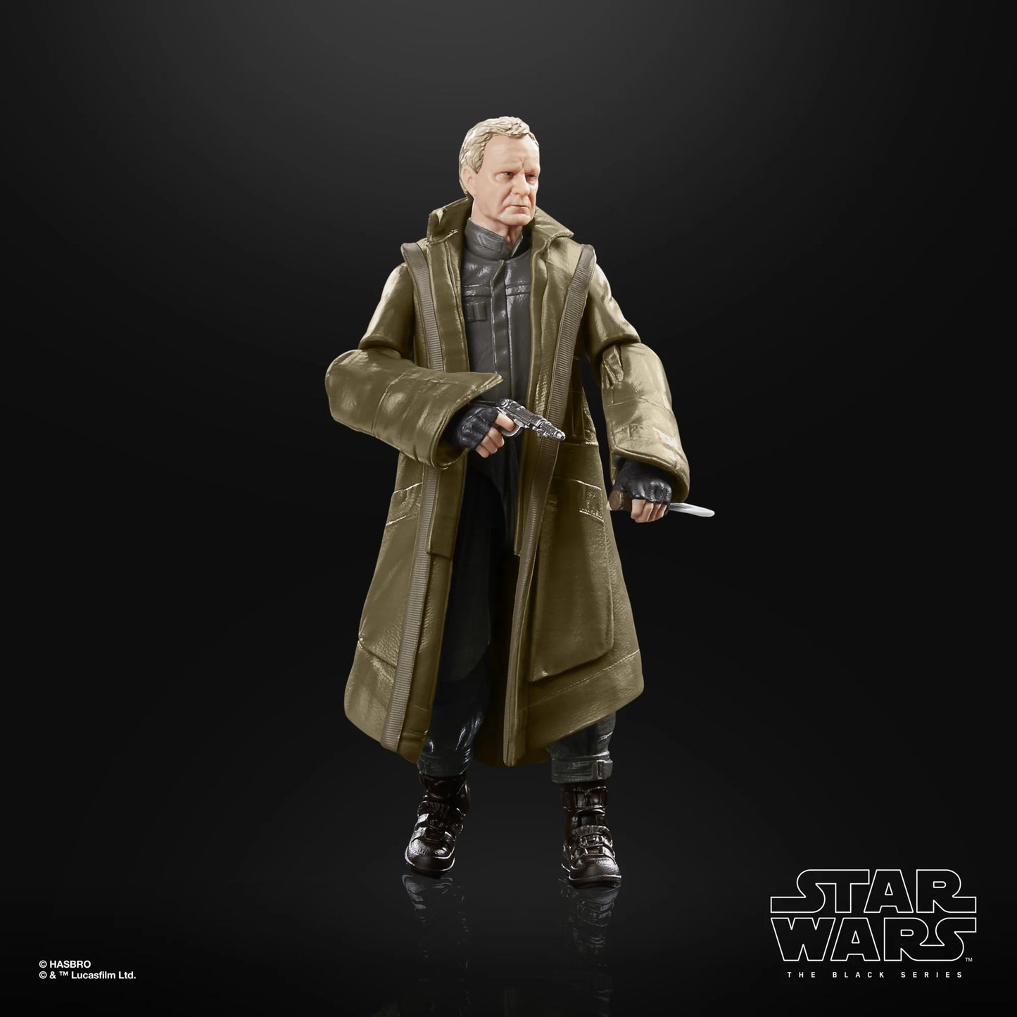 
                  
                    A 6-inch scale Luthen Rael action figure from Star Wars The Black Series, reflecting detailed craftsmanship, and multiple points of articulation, designed to replicate the character from Star Wars: Andor.
                  
                