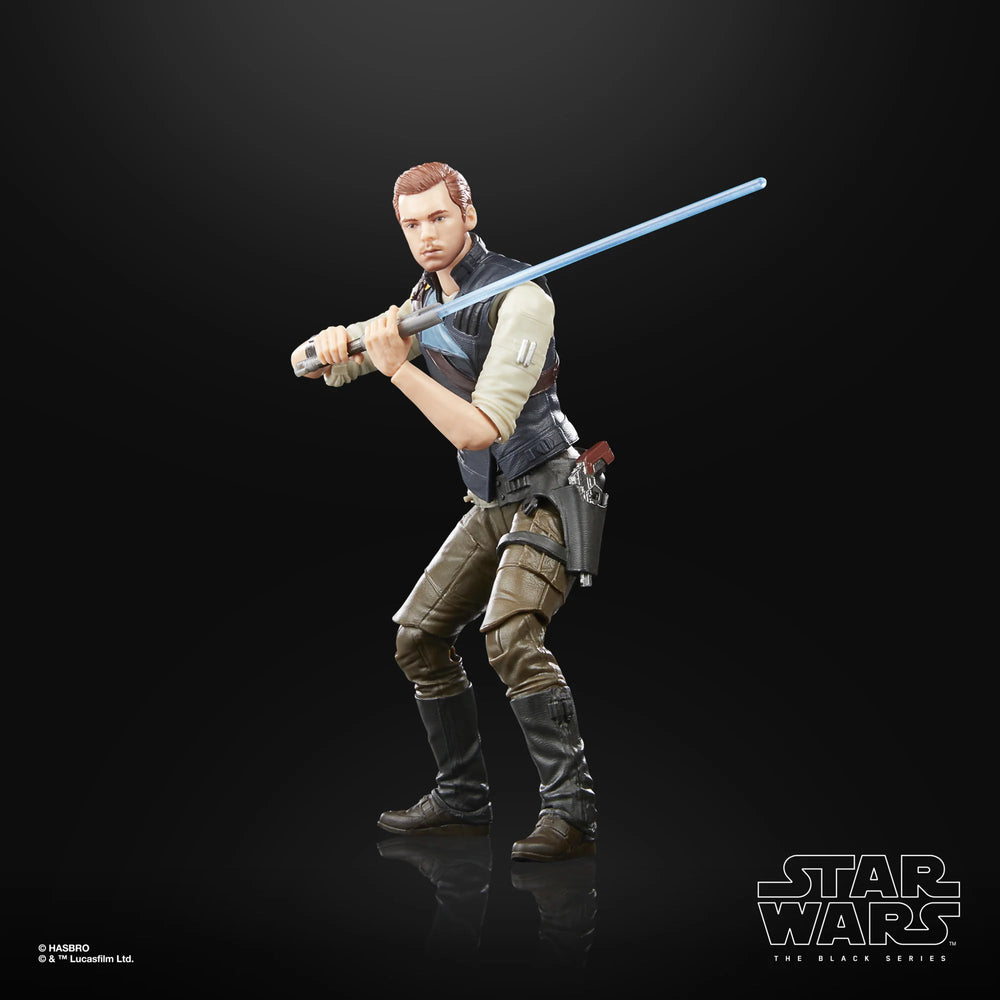 
                  
                    Star Wars The Black Series Cal Kestis action figure, featuring the character from Star Wars Jedi: Survivor. The figure comes with two character-inspired accessories and offers multiple points of articulation for dynamic posing.
                  
                