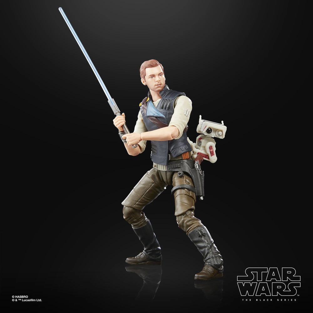 
                  
                    Star Wars The Black Series Cal Kestis action figure, featuring the character from Star Wars Jedi: Survivor. The figure comes with two character-inspired accessories and offers multiple points of articulation for dynamic posing.
                  
                