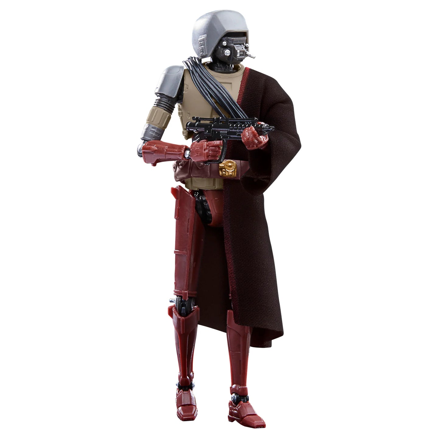 
                  
                    A detailed 6-inch Star Wars The Black Series HK-87 action figure, depicting the antiquated assassin droid design from The Mandalorian, complete with a character-inspired accessory and multiple points of articulation.
                  
                