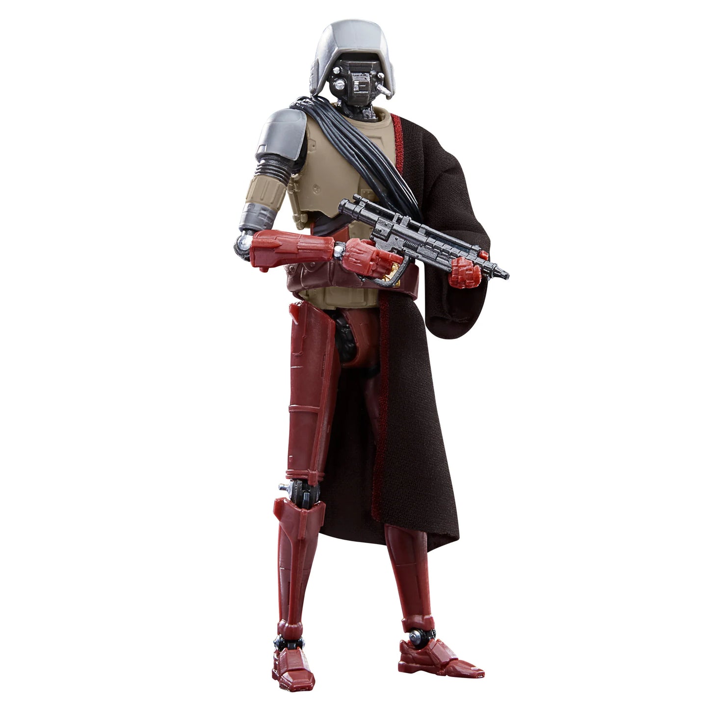 
                  
                    A detailed 6-inch Star Wars The Black Series HK-87 action figure, depicting the antiquated assassin droid design from The Mandalorian, complete with a character-inspired accessory and multiple points of articulation.
                  
                