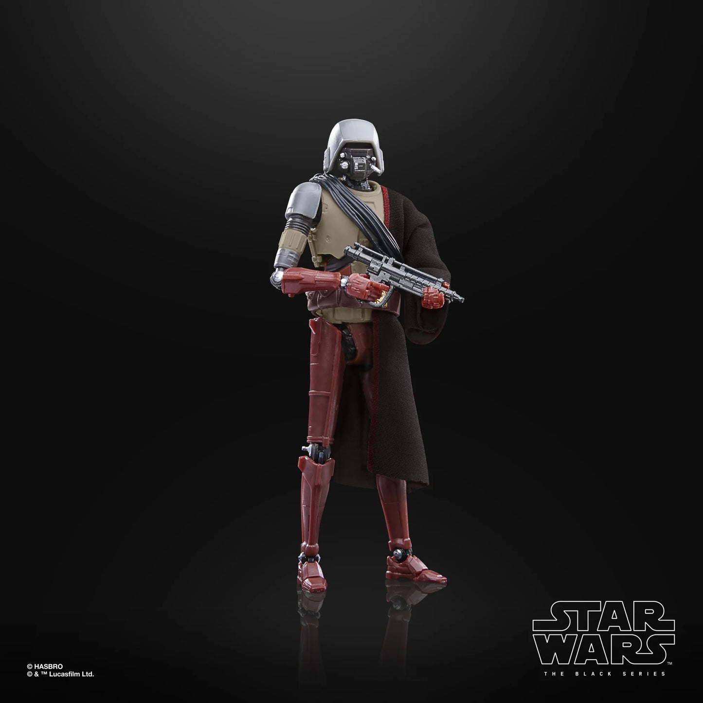 
                  
                    A detailed 6-inch Star Wars The Black Series HK-87 action figure, depicting the antiquated assassin droid design from The Mandalorian, complete with a character-inspired accessory and multiple points of articulation.
                  
                