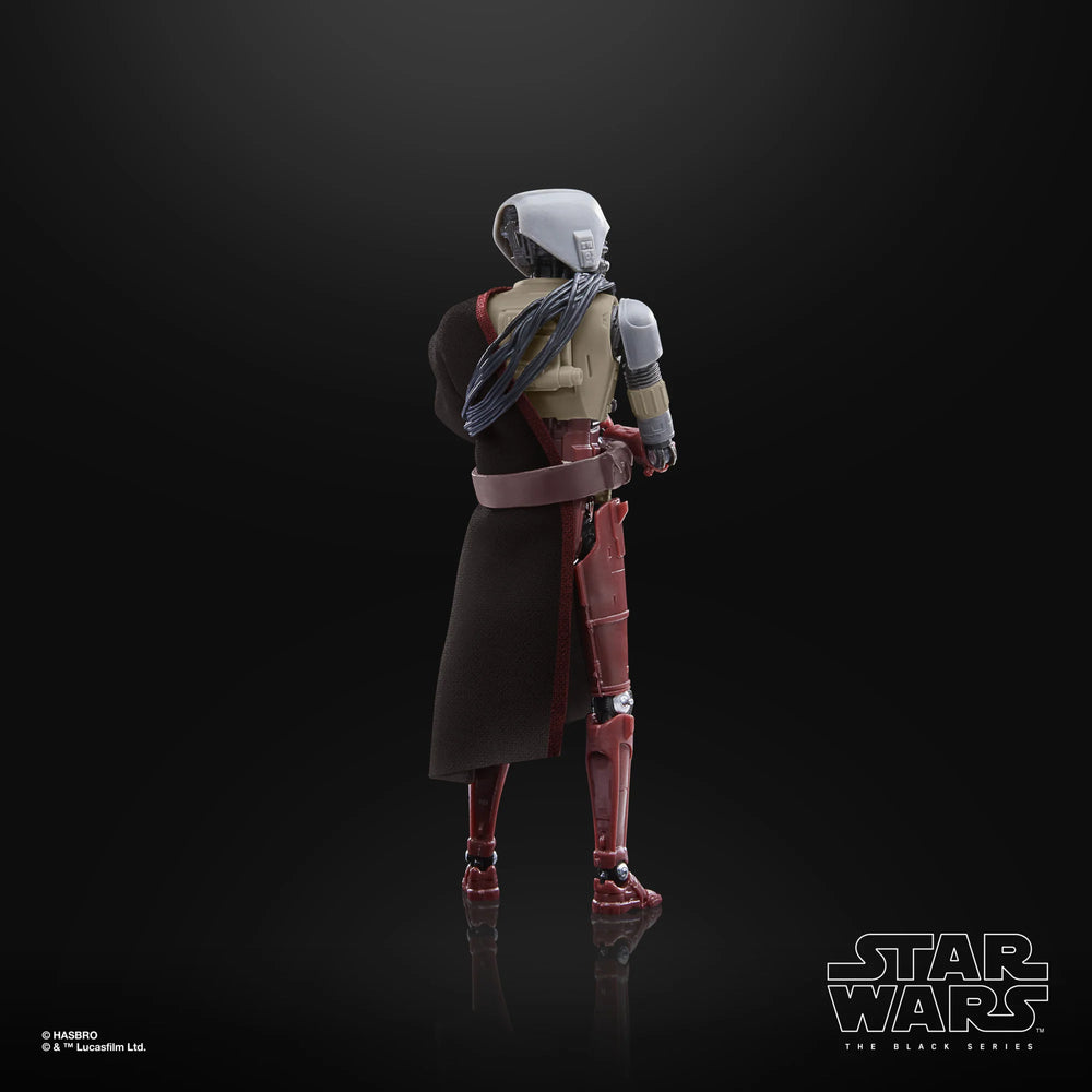 
                  
                    A detailed 6-inch Star Wars The Black Series HK-87 action figure, depicting the antiquated assassin droid design from The Mandalorian, complete with a character-inspired accessory and multiple points of articulation.
                  
                