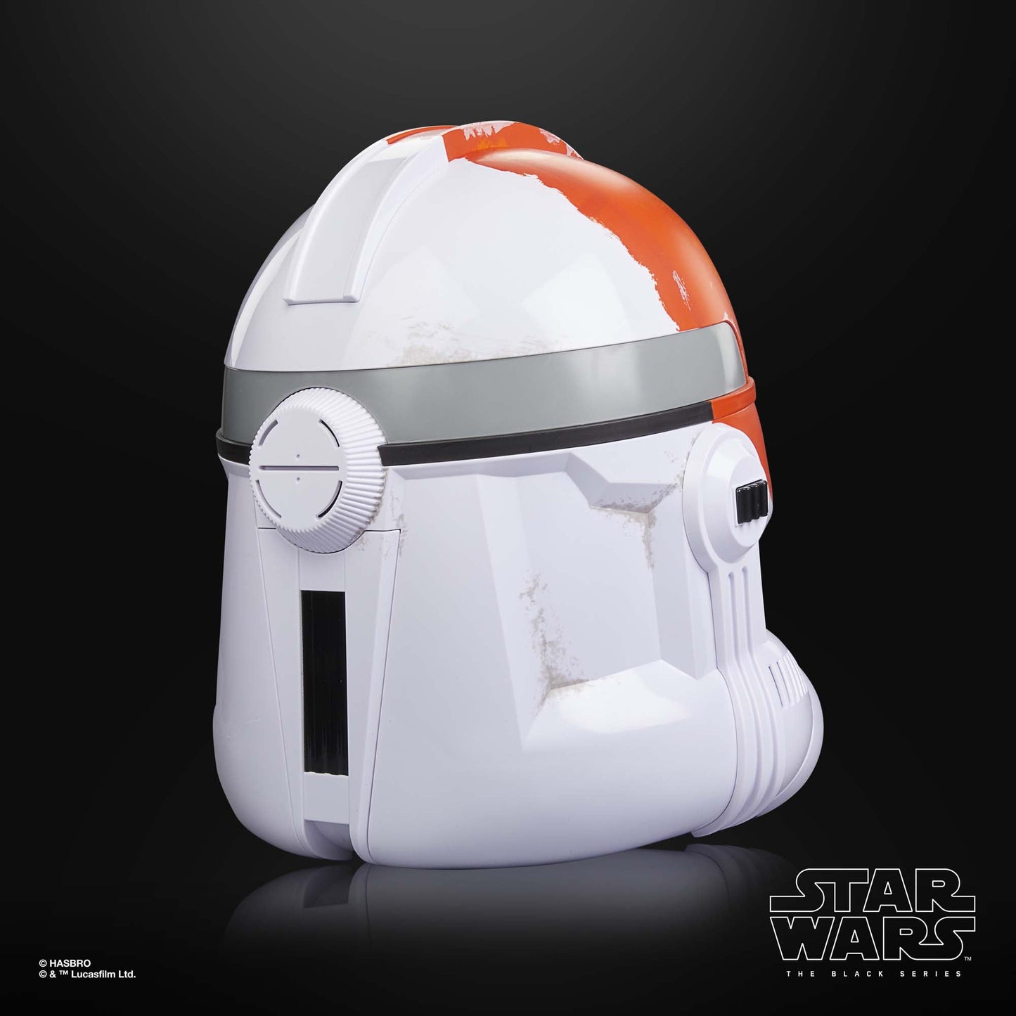 
                  
                    A premium full-scale Star Wars The Black Series Clone Trooper Helmet, adorned in the 332nd Ahsoka’s Clone Trooper design, features voice-changing technology to immerse fans in the Star Wars saga.
                  
                