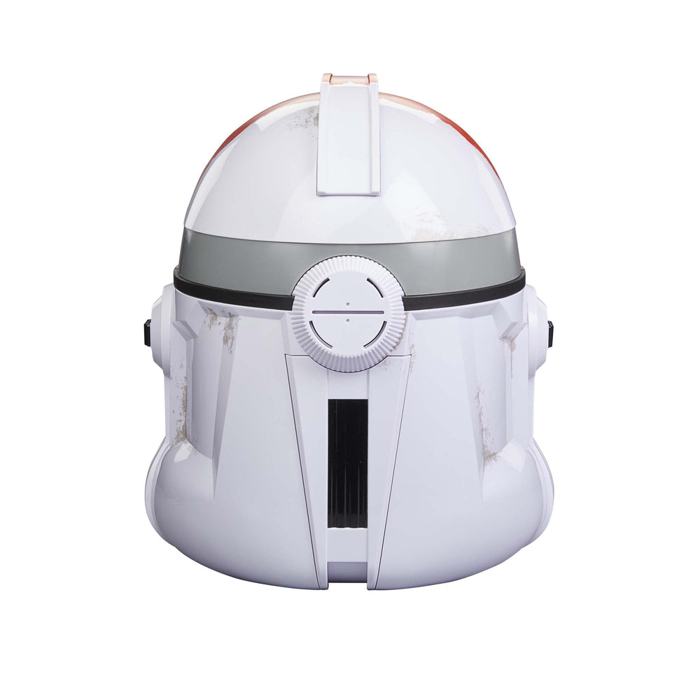 
                  
                    A premium full-scale Star Wars The Black Series Clone Trooper Helmet, adorned in the 332nd Ahsoka’s Clone Trooper design, features voice-changing technology to immerse fans in the Star Wars saga.
                  
                