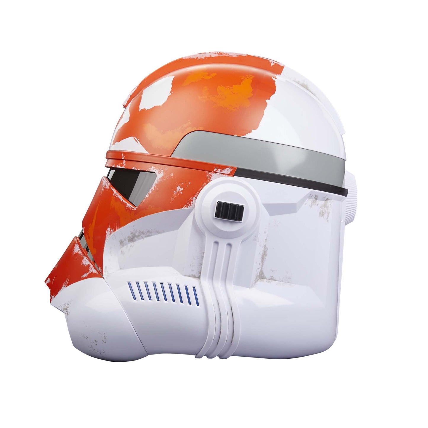 
                  
                    A premium full-scale Star Wars The Black Series Clone Trooper Helmet, adorned in the 332nd Ahsoka’s Clone Trooper design, features voice-changing technology to immerse fans in the Star Wars saga.
                  
                