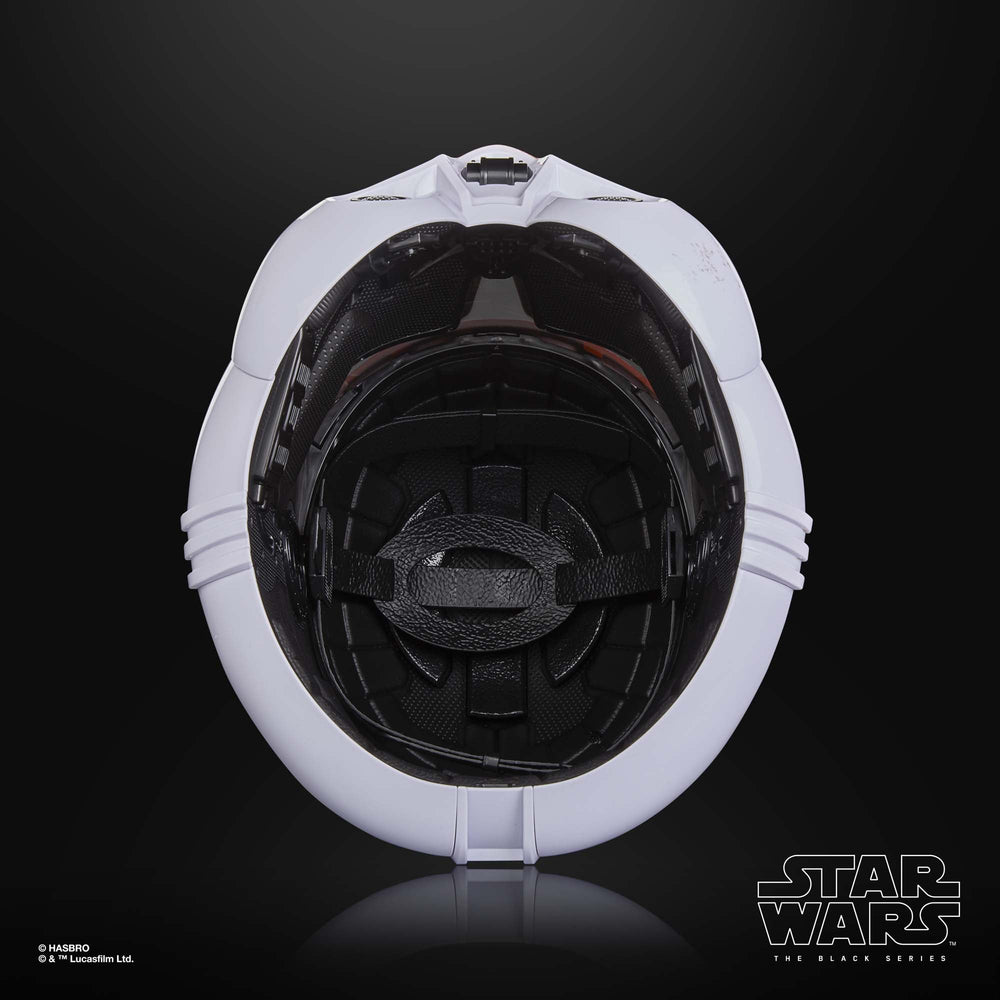 
                  
                    A premium full-scale Star Wars The Black Series Clone Trooper Helmet, adorned in the 332nd Ahsoka’s Clone Trooper design, features voice-changing technology to immerse fans in the Star Wars saga.
                  
                