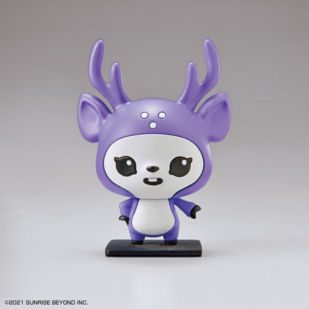 
                  
                    Image displaying Kyoukai Senki Figure-rise Standard Shion Shishibe Model Kit including figure of Shion Shishibe, interchangeable faceplates and hands, the AI mascot I-LeS Nayuta, a display stand, stickers, water transfer expression decals, and a set of instructions.
                  
                