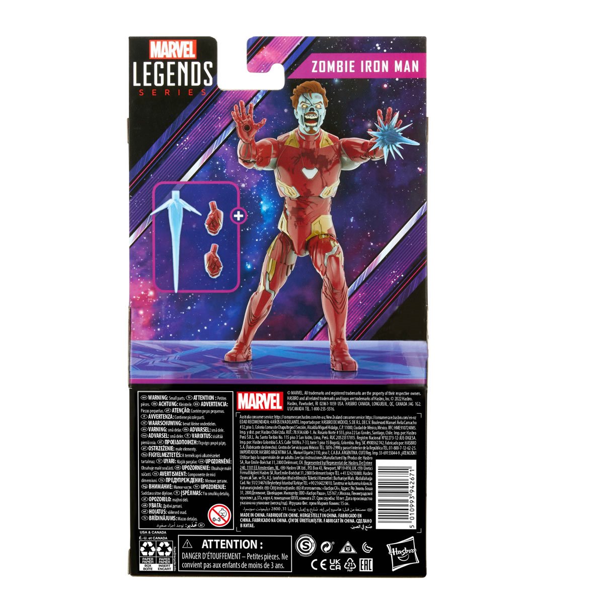 
                  
                    Hasbro Marvel Legends Series Zombie Iron Man
                  
                