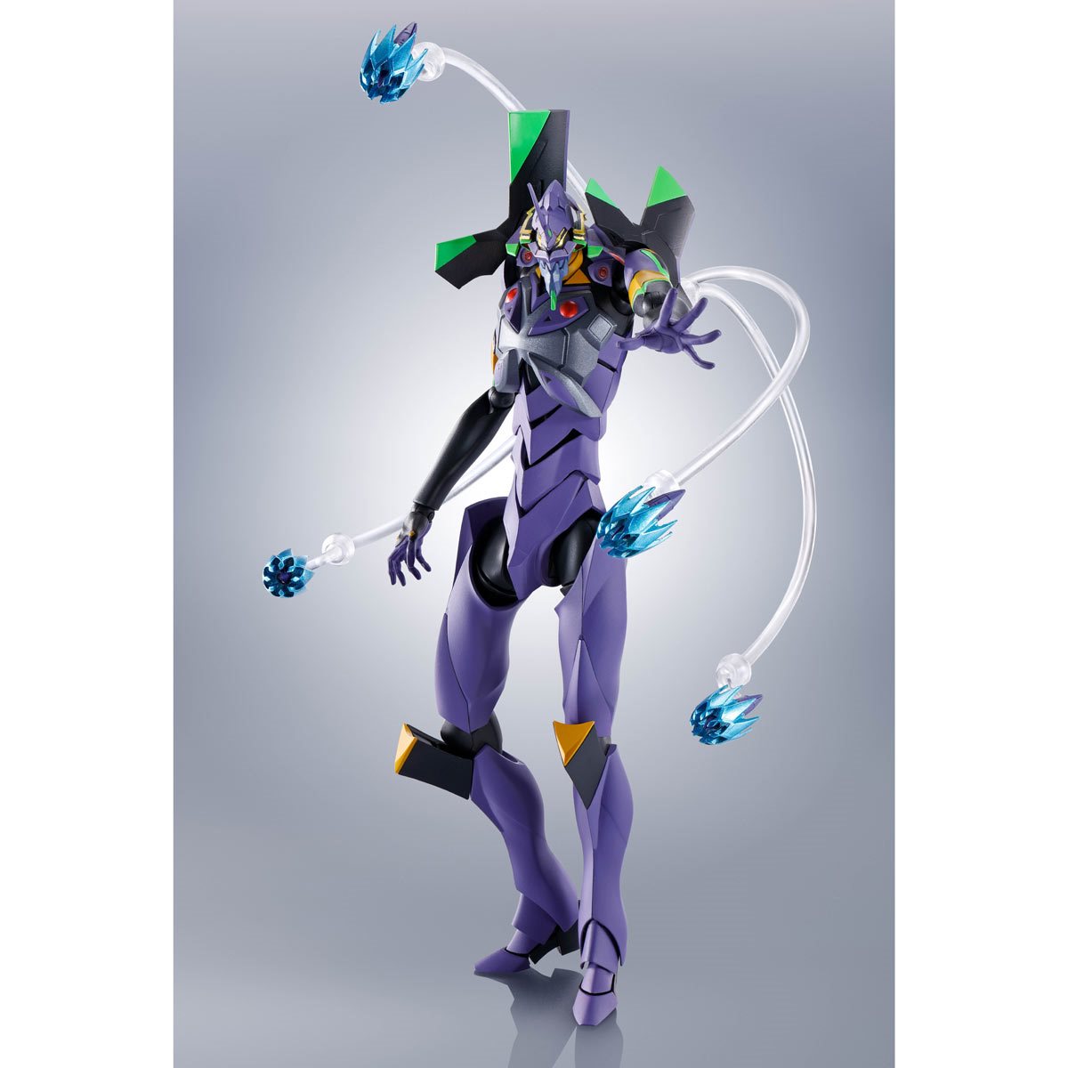 
                  
                    The highly detailed, fully articulated Robot Spirits EVA-13 (3.0+1.0) figure from "Rebuild of Evangelion", complete with multiple pairs of hands, optional arms, an additional chest, and the Spears of Longinus and Cassius.
                  
                