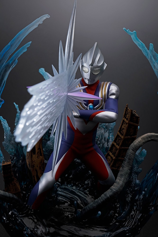 
                  
                    Ultraman Tiga FiguartsZERO Ultraman Tiga (Multi Type) Figure - A highly detailed plastic figure of Ultraman Tiga in his Multi Type form. Stands 7.87 inches (20cm) tall and features faithful sculpting and translucent parts.
                  
                
