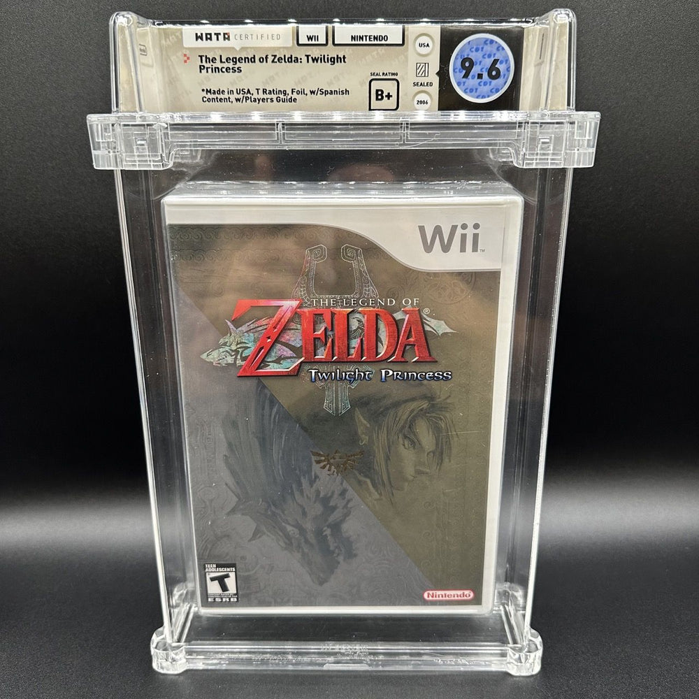 
                  
                    Sealed Nintendo Wii The Legend of Zelda: Twilight Princess Wata 9.6 B+ Grade game.
                  
                
