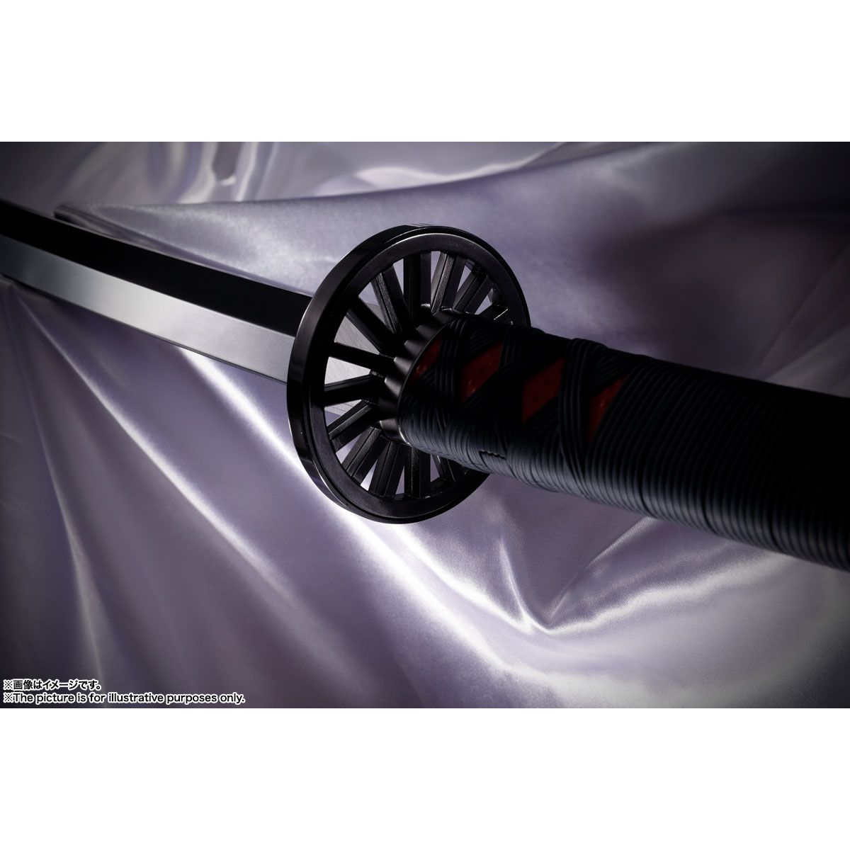 
                  
                    A life-sized Proplica replica of Tanjiro Kamado's Nichirin Sword from Demon Slayer: Kimetsu no Yaiba. The sword is made from ABS and diecast, featuring fine details, and can playback over 50 sounds from the anime.
                  
                