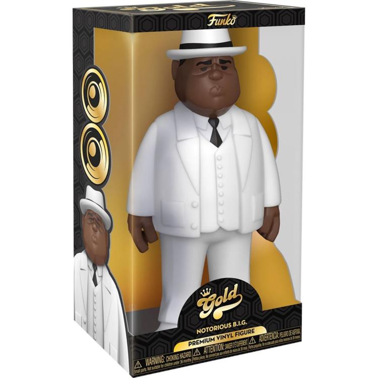 
                  
                    Funko Notorious B.I.G. Gold Biggie Smalls White Suit 12-Inch Premium Vinyl Figure
                  
                