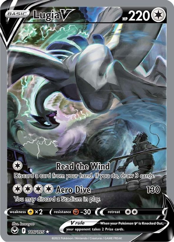 
                  
                    Lugia V (Alternate Full Art) - SWSH12: Silver Tempest (SWSH12) PSA 10: 72427589
                  
                