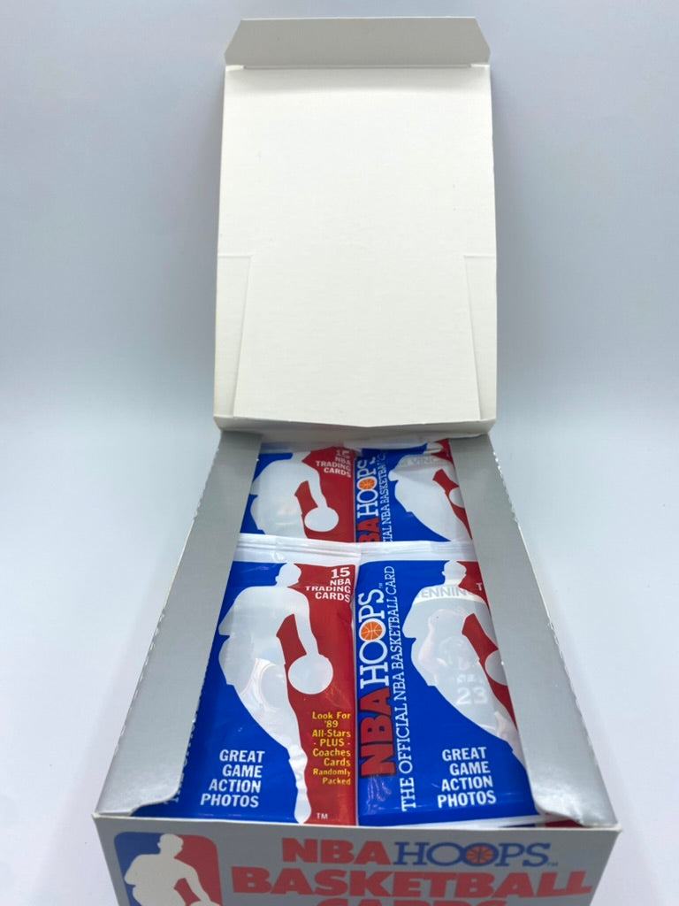 1989-90 NBA Hoops Series 1 Basketball Hobby Box