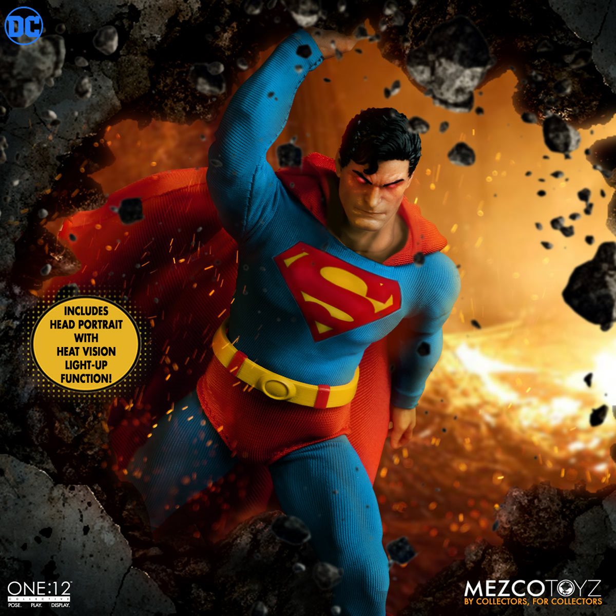 
                  
                    Mezco Superman: Man of Steel Edition One:12 Collective Action Figure
                  
                