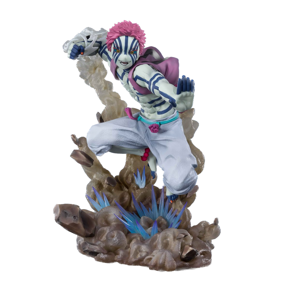 A striking FiguartsZERO Akaza (Upper Three) figure from 