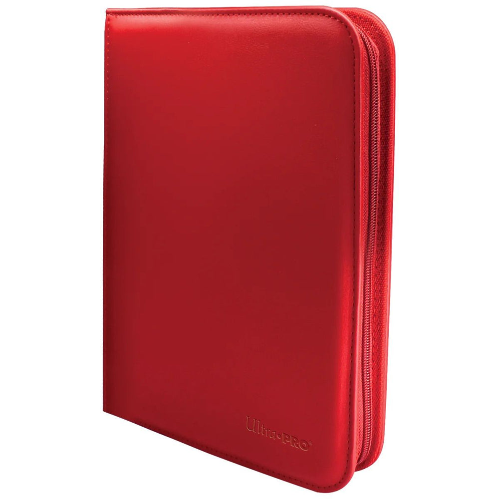 Ultra Pro Zippered Pro Binder 4PKT Vivid Red