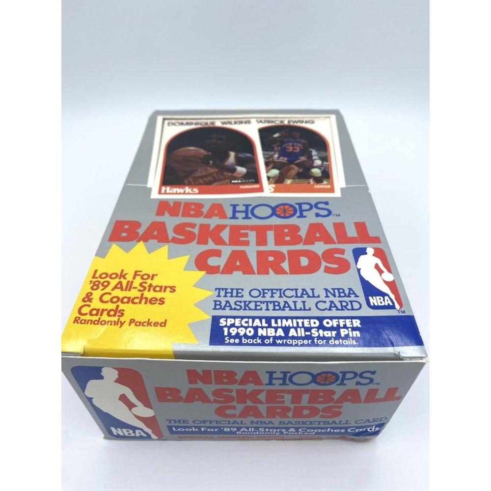 1989-90 NBA Hoops Series 1 Basketball Hobby Box