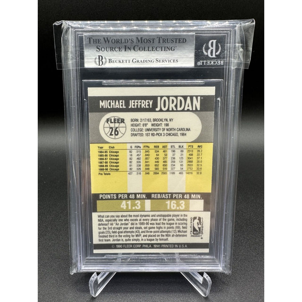 
                  
                    1990-91 Fleer #26 Michael Jordan BGS 7.5 (629)
                  
                